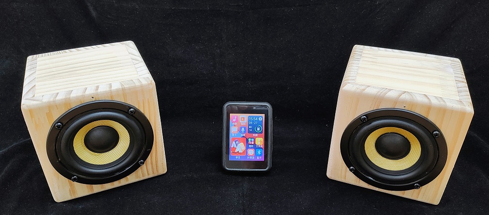 3inch-wood-speaker+Lenovo-mp3